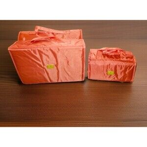 Joy Mangano JM Better Beauty Roll Up Cosmetic Travel Case 2 pack
